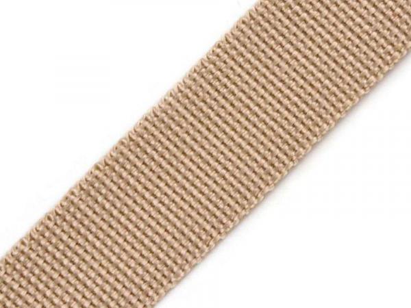 Gurtband Uni 40 mm breit Sand